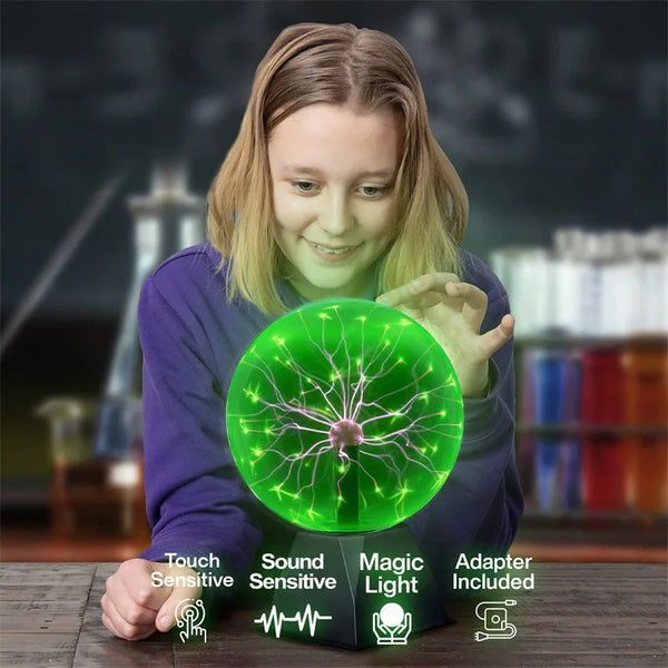 LED Glass Touch Magic Plasma Ball Lamp