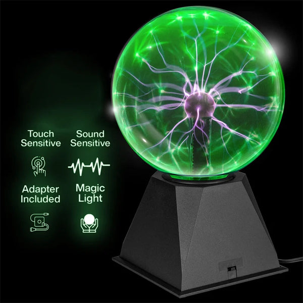 LED Glass Touch Magic Plasma Ball Lamp