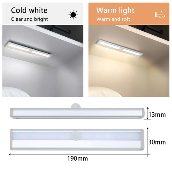 Wireless multipurpose LED with motion sensor