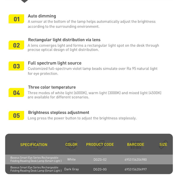 Baseus LED table lamp