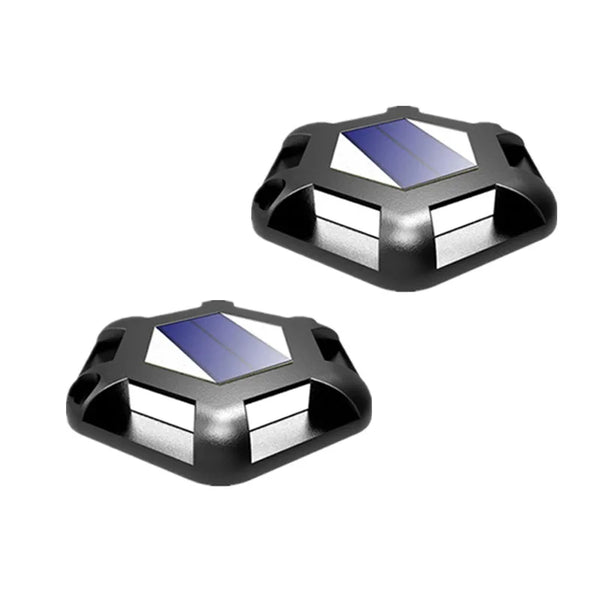 2pcs/4pcs Solar Light Outdoors Solar Street Light Lawn Lamp Garden Decor Buried Stair Lamp Underground Decking Lampy Solarne