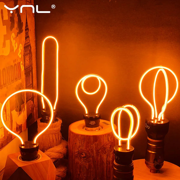 New LED Bulb Edison Strip Bombillas LED Bulb Christmas Lights Christmas Lamp