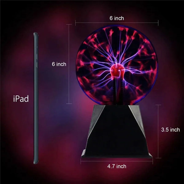 LED Glass Touch Magic Plasma Ball Lamp