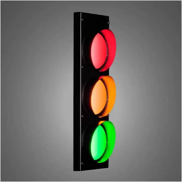 American LOFT creative wall lamp personalized industrial style retro traffic light with LED light