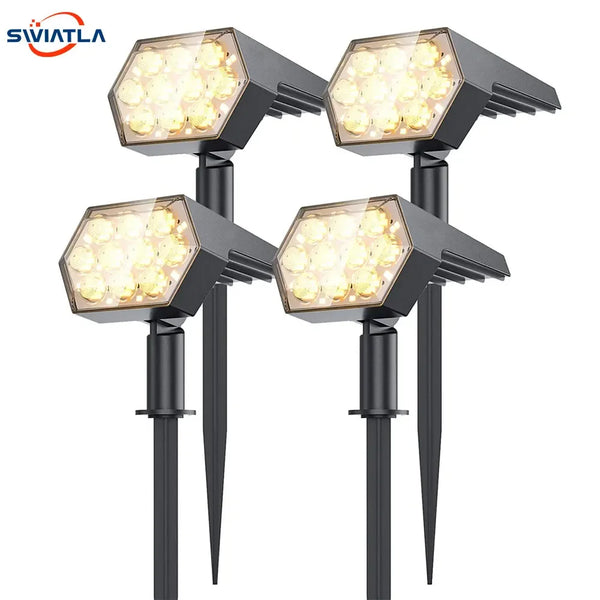 92LED Solar Outdoor Spotlights β IP67 Waterproof 2-in-1 Garden & Yard Lights
