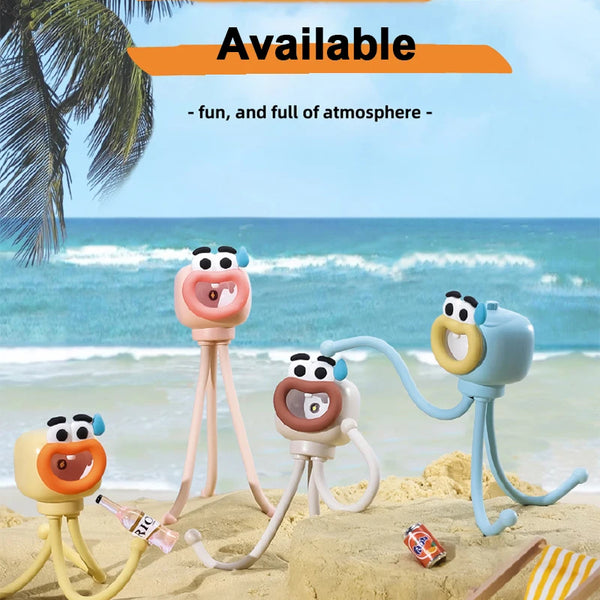 Mini adjustable octopus-shaped table lamp