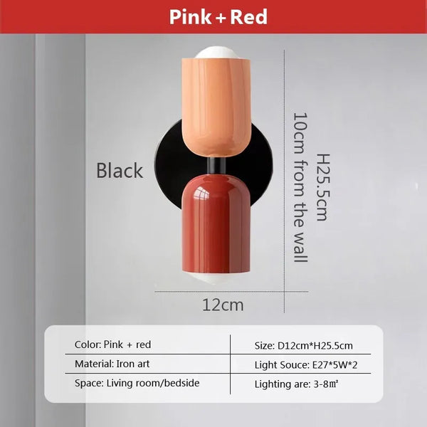 Modern LED Macaroon Wall Lamp