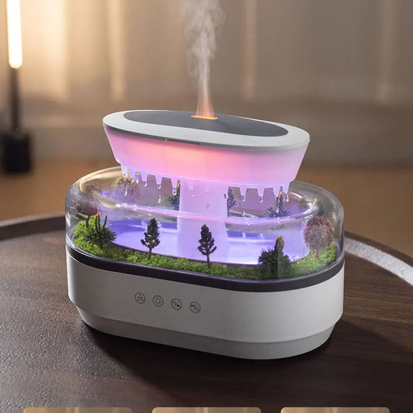 Air Humidifier with Colorful Light, White Noise, Essential Oil Diffuser, Ultrasonic Home Fragrance Diffuser
