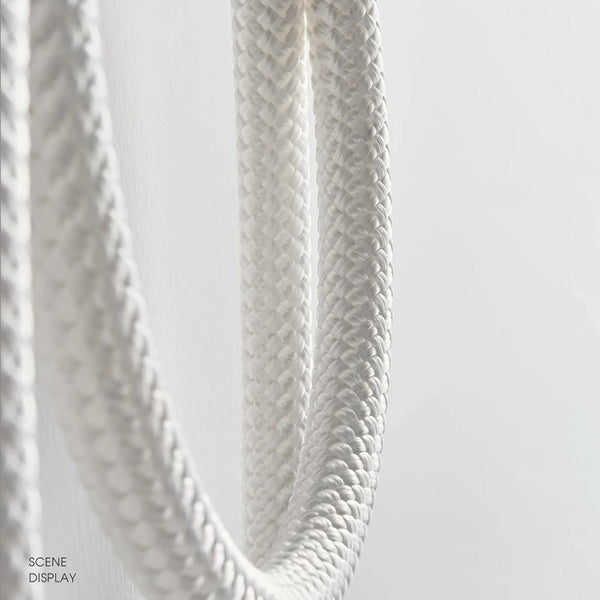 LED light with flexible curved rope