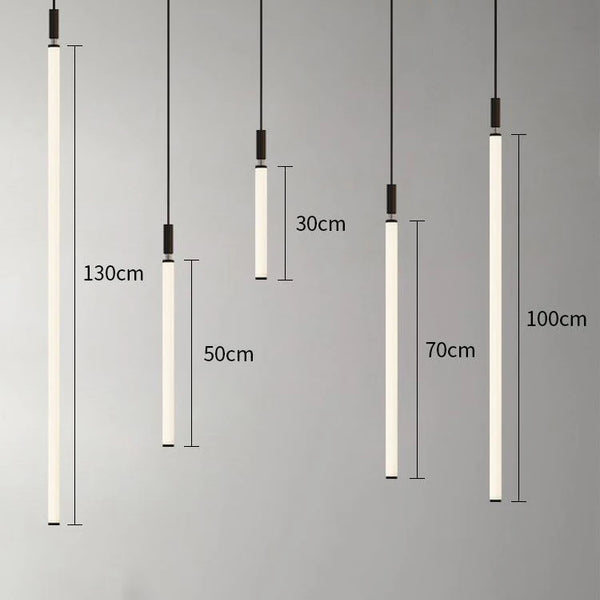 Modern Long Chandelier Lamps