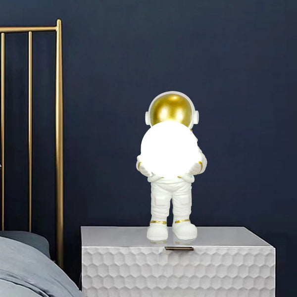 Astronaut desk lamps with rechargeable battery