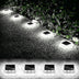 4PCS Solar Ground Lights β 12 LEDs Outdoor Pathway & Deck Lighting | Waterproof Underground Lights for Garden & Driveway
