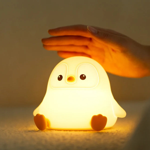 cute penguinbaby silicone lamp