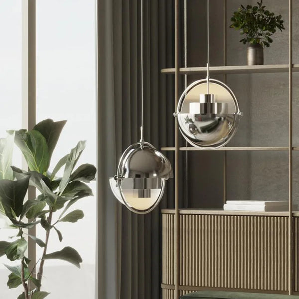 Polished Wrought Iron LED Dining Table Chandeliers