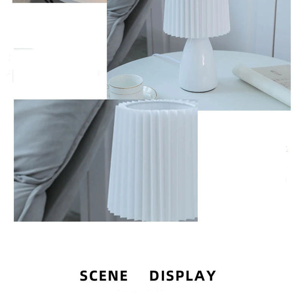 Ceramic night light with milkshake effect