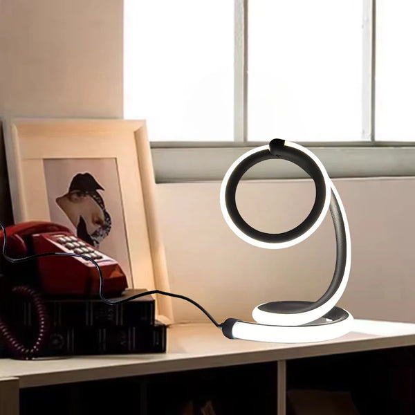 creative table lamp with creative design art style