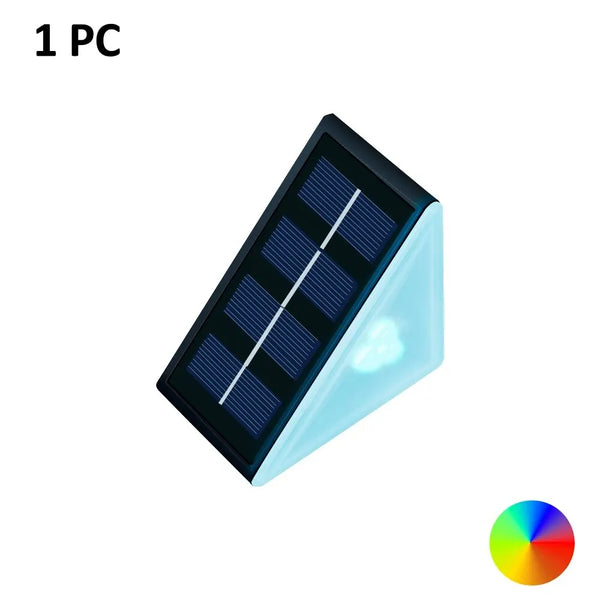 Solar outdoor step lights