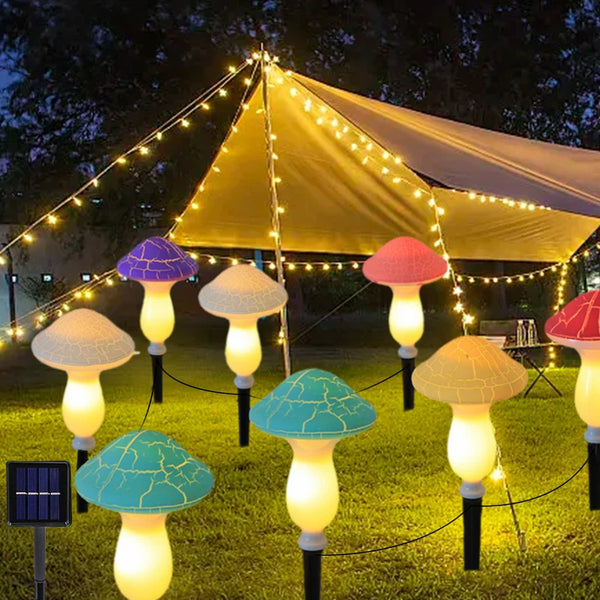 waterproof mushroom lamp for garden decoration