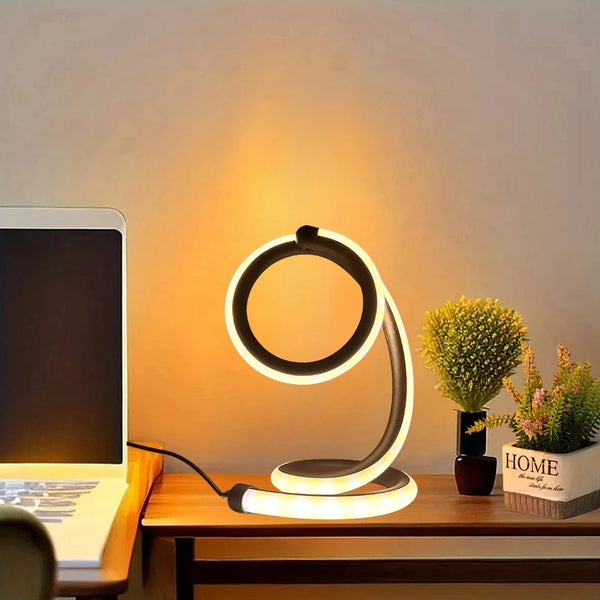 creative table lamp with creative design art style