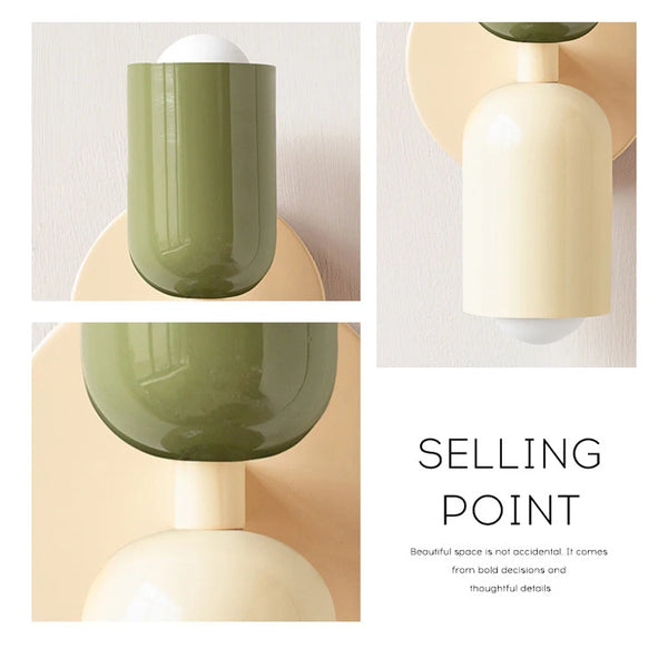 Modern LED Macaroon Wall Lamp