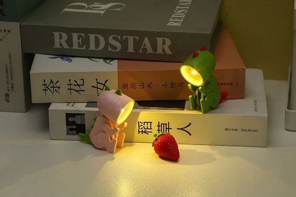 Mini Foldable Magnetic Dinosaur Night Light Battery Operated LED Lamp