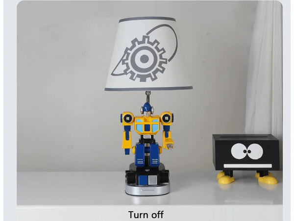 Robot LED bedside lamp