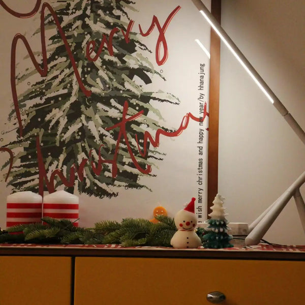 Minimalist LED table lamp with three legs