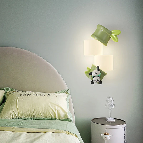 Monkey Rabbit Panda Animal Wall Lamps