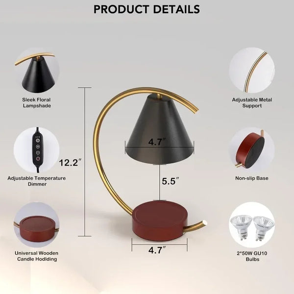 Bedside lamp with control