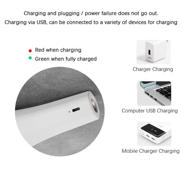 USB Rechargeable LED Magnetic Table Lamp with Dimmable Dimmer