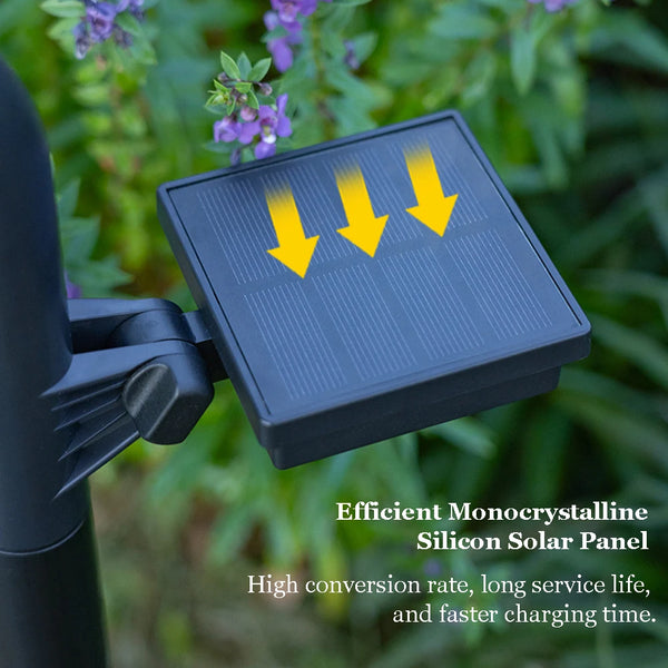 4/6PCS Solar LED Garden Lights – 3000K Warm White, Waterproof