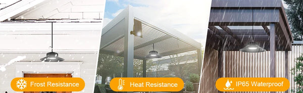Solar pendant 1/2 units with remote control for indoor and outdoor areas