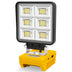 Luz de trabalho LED portátil de 48 W 5200LM, recarregável