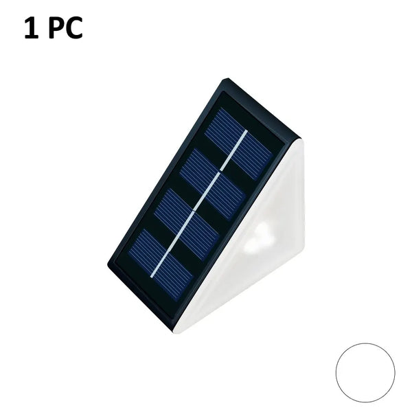 Solar outdoor step lights