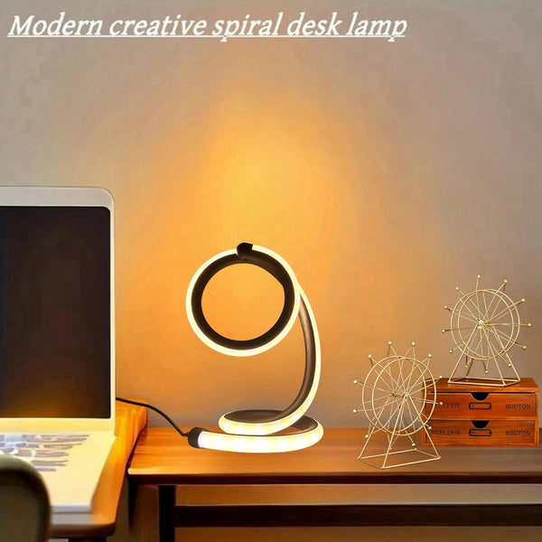 creative table lamp with creative design art style