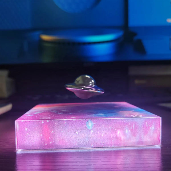 Creative Magnetic Levitation Table with LED Night Light