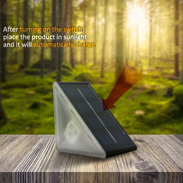 Solar outdoor step lights