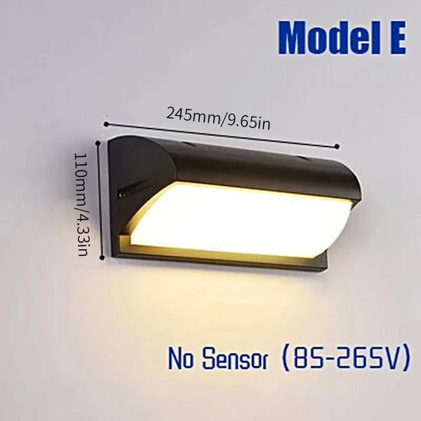 Waterproof Motion Sensor LED Wall Light for