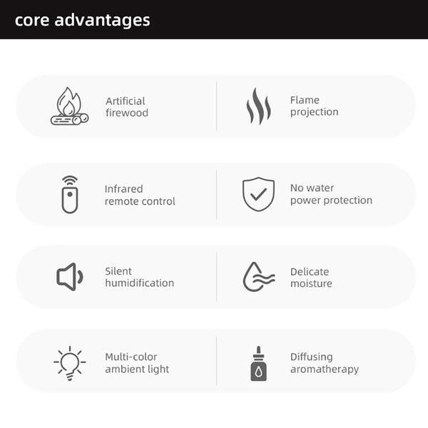 Home Aroma Humidifier, Automatic Fragrance Diffuser with LED Light and Remote Control