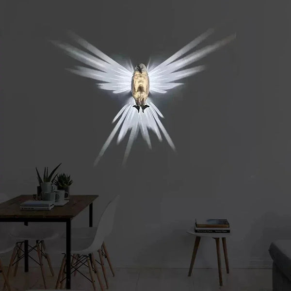 3D Printed Owl Wall/eagle Lamp
