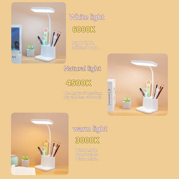 USB LED table lamp 3 colors,