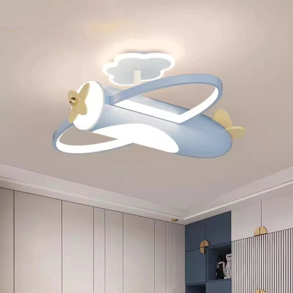 Creative Cartoon Airplane Pendant Lights