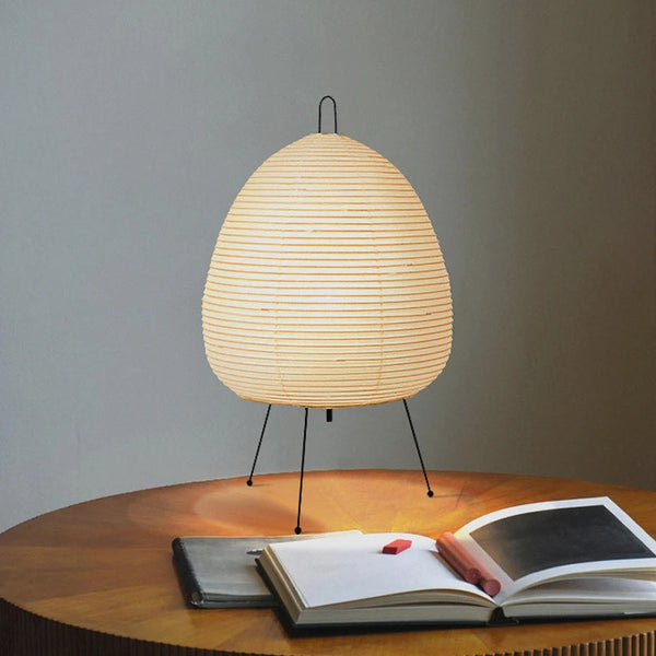 Japanese design paper LED table lamp