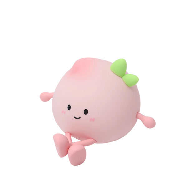 cute peach shaped silicone lamp