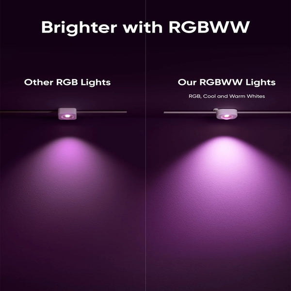 50/100FT RGBIC LED Strip – Waterproof Outdoor Lights with 75 Modes