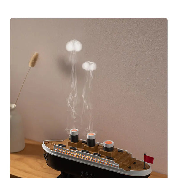 Retro Boat Air Humidifier Ultrasonic Aromatherapy Diffuser