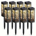 8 PACK Outdoor Upgraded Bright Solar Pathway Lights Bigger Size Decorative Garden Lighting For Outdoor Lawn Patio Pathway