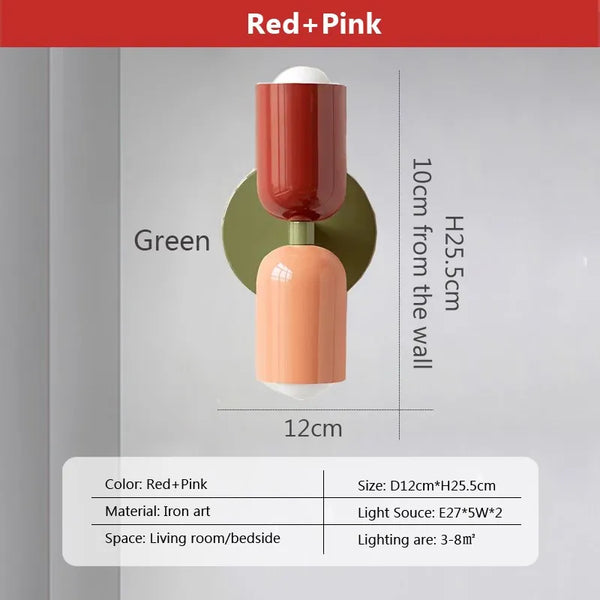 Modern LED Macaroon Wall Lamp