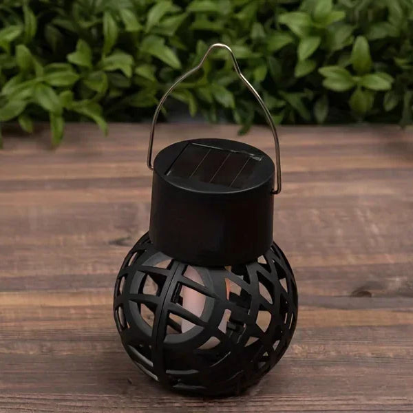 Solar Hanging Flame Lights β Flickering LED Lanterns for Outdoor Decor