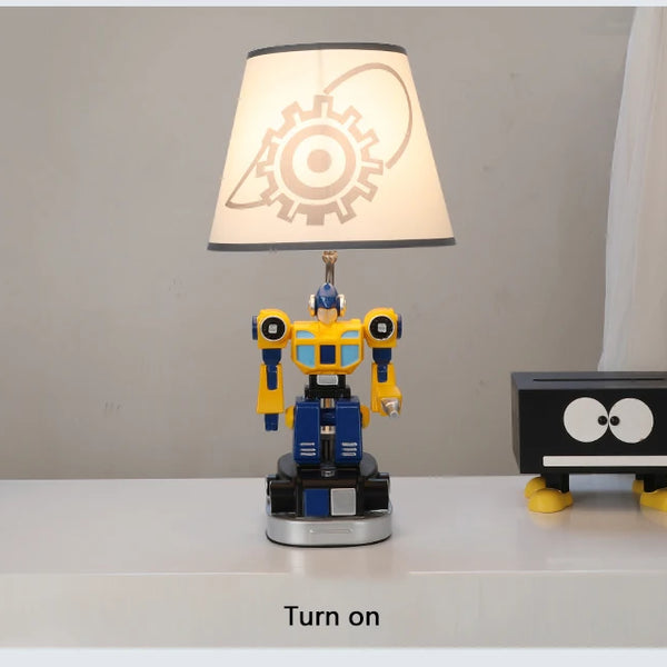 Robot LED bedside lamp